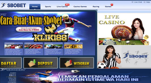 Cara Daftar Akun Sbobet di KLIK188 Cara Daftar Akun Sbobet di KLIK188